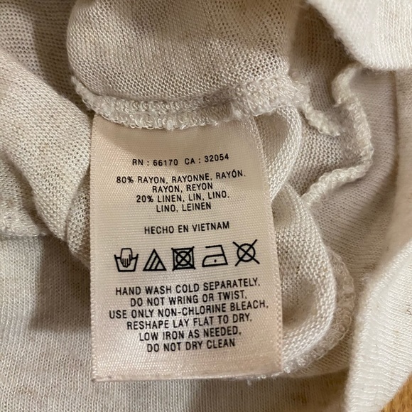 PILCRO and the LETTERPRESS Anthropologie Linen Cardigan Openback Size S - Picture 4 of 9